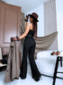"GRACE LINE VS9006" fabric trousers - black